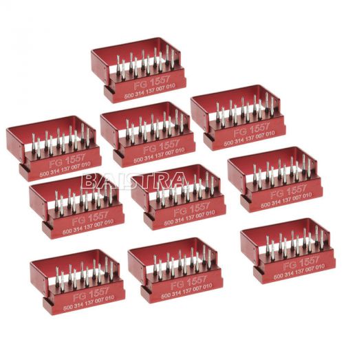 10x sbt dental burs for high speed handpiece fg-1557 tips holder tungsten steel for sale