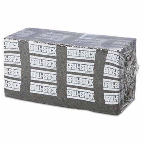 Boardwalk Grill Brick, 8 x 4, Black, 12/Carton (BWKGB12PC)