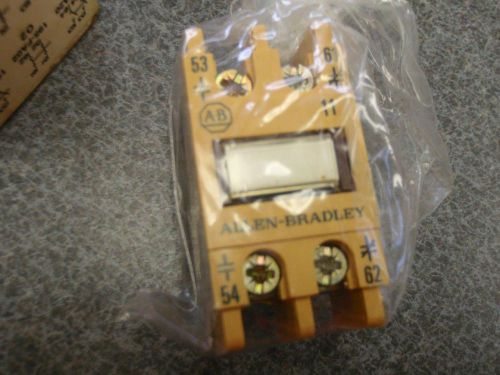 ALLEN BRADLEY 195-FA11 TYPE F ADD-ON CONTACT BLOCK *NEW*