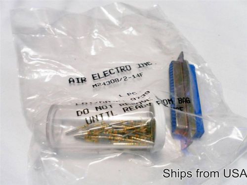 Brand NEW Air Electro M24308/2-14F AMP 204518-2 CONN D-SUB RECPT HD 62POS CRIMP