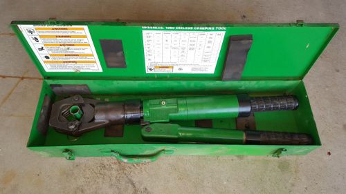 Greenlee 1990 Dieless Hydraulic Crimper Great Working Condition