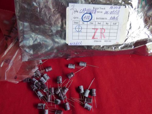 400 pcs Capacitor, CAP-01600-LF, CAP EL 220uF 20% 35V LOW ESR p/n 610-0056P2