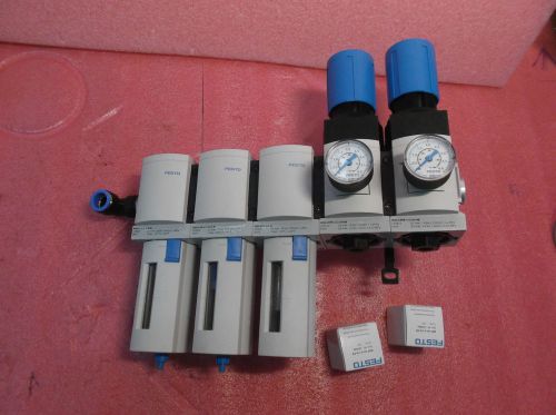 FESTO SYSTEM MS6-LF-1/2-C-R-M 529607 W/ 529659 W/ 529679 W/ 2X 534914