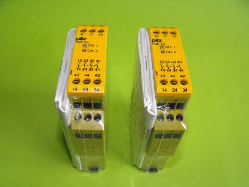 PILZ PZE X4, 24 VDC, 4 n/o. Safety. NEW