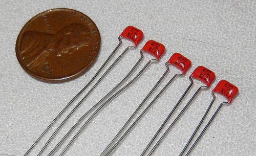 Lot of 5 Sprague 4700pf .0047uf 50V 10% Dipped Monolithic Ceramic Capacitors NOS