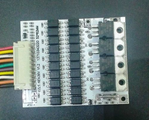 Battery Protection BMS PCB Board for 10 Packs 36V Li-ion Cell max 30A w/ Balance