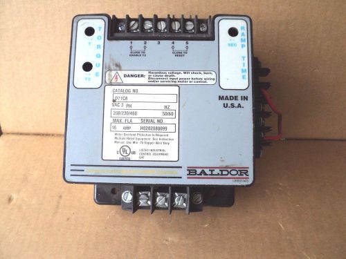 BALDOR Motor Control D71CA 3 PHASE 208/230/460