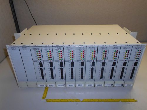 ADC KENTROX 77020 RACK PN:DSMTKL06RA W/ T SMART CARDS 01-77115-L2 T-SERV ll