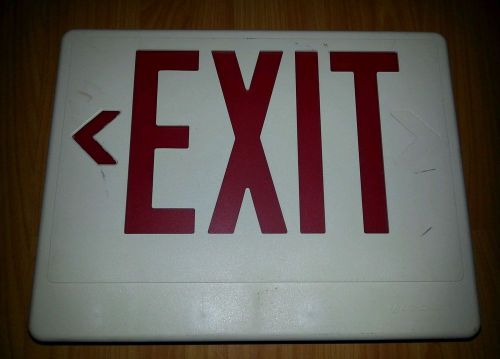 Vintage light up EXIT sign 12.5” x 8” mancave  man cave ratrod