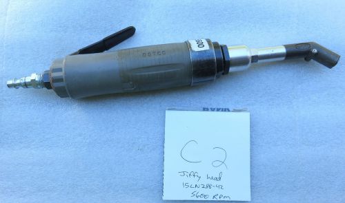 C2-  DOTCO Pneumatic Air DRILL 5600 RPM 45° DEGREE Angle Threaded 1/4&#034; 28 Head