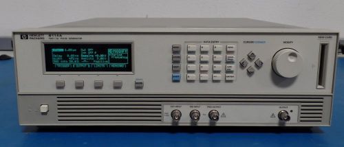 Keysight/Agilent/HP 8114A Opt 001 Baseline High Power Pulse Generator 100V,2A