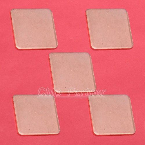 5PCS Heat sink 15x15x1MM Copper Cooling Fin 15*15*1MM IC Heat sink