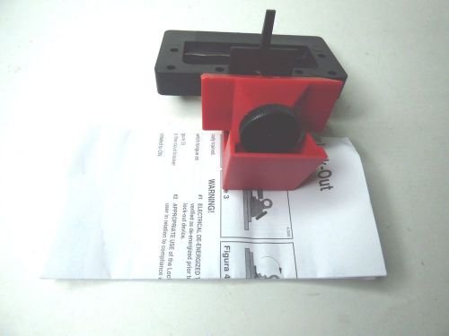 New brady 65329 oversized breaker l/o device  lockout - red / warranty for sale