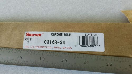 Starrett chrome rule