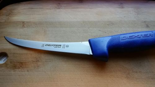 6-inch stiff, curvedboning knife. sanisafe by dexter russell.  nsf rated. for sale