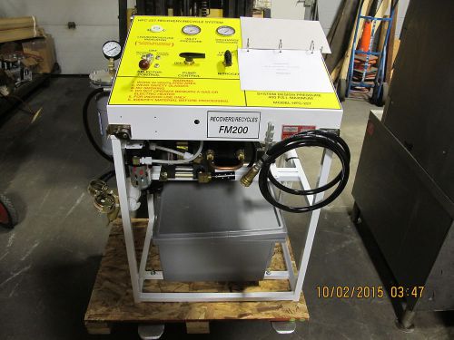 HFC-227 FM-200 Halon Nitrogen Recharge Recycle System Amerex / Getz 400 PSI Maxi