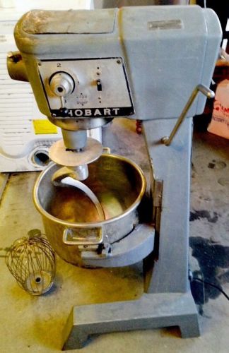 30 Qt. Hobart Mixer With Extras. No reserve!!