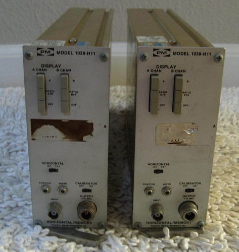 Lot of (2) PMI 1038-H11 Horizontal / Memory /  Plug-In.