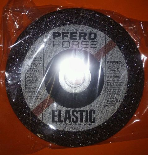 5 PFERD HORSE ELASTIC STEEL CUTTING DISCS 6&#034; X 1/8&#034; X 7/8&#034; 80 EHT 150-2 A 24 SG