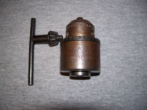 Jacobs, Multicraft Heavy Duty Drill Chuck &amp; Key, 3/8&#034; Thread, 1/2&#034; Cap.