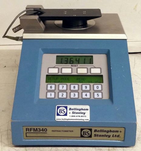 BELLINGHAM &amp; STANLEY RFM340 REFRACTOMETER 25-340 9V 1A 100-250V