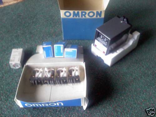 Omron solid state timer/relays -pt # tdf/ h3y/ m-4=9pcs for sale