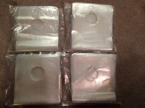 330 Clear Plastic Doorknob/Door Hanger Bags for Sales Marketing 6.5&#034;x10&#034;