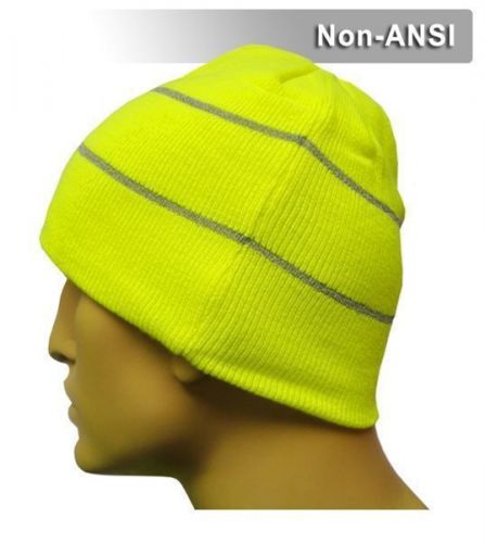 Reflective Apparel Safety Beanie Hat Cold Weather Toboggan High Visibility HiViz