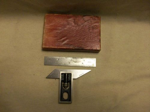 Vintage the l.s. starrett co no. 13 square 4&#034; with extra blade octagon/hexagon for sale