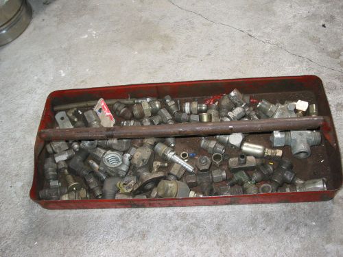 BIG BOX OF hydraulic fittings