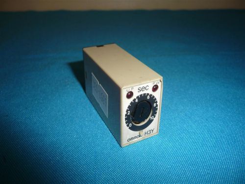 Lot 3pcs omron h3y-2 timer 24vdc w/missing part for sale