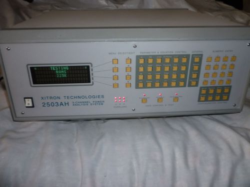 XITRON 2503AH POWER ANALYSIS SYSTEM