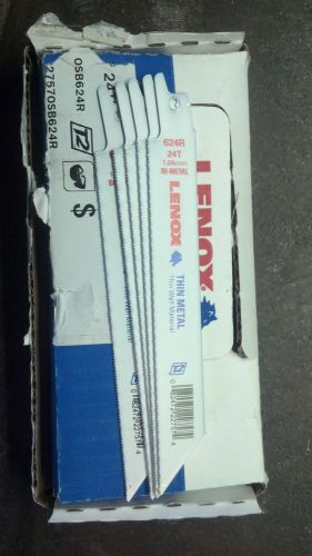 624r bi-metal recip  saw blades 5pack nib 6&#034;x3/4x.035 for sale