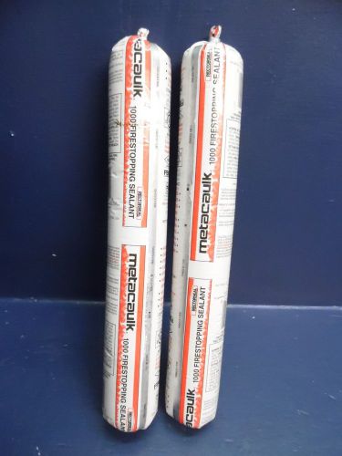 2 Pack RectorSeal Metacaulk 1000 Firestopping Sealant 20.2 Fl Oz Each