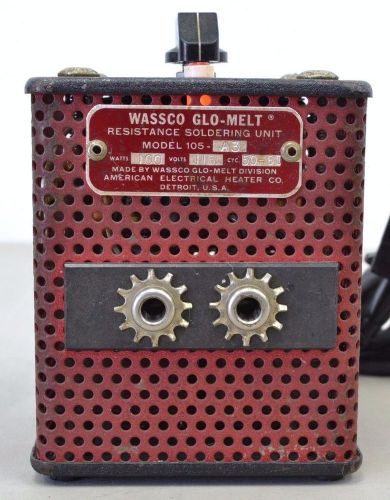 Wassco Glo-Melt -A3. Resistance Soldering Unit