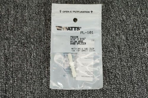 Watts Nylon Hose Barb Splicer PL-101 3/16&#034; X 3/16&#034;