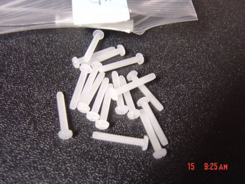 4-40 X 3/4&#034; Slotted Pan Head PVDF Screws