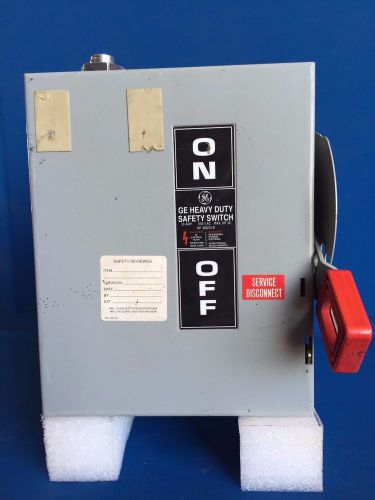 GE 30A 600V Heavy Duty Safety Switch Indoor