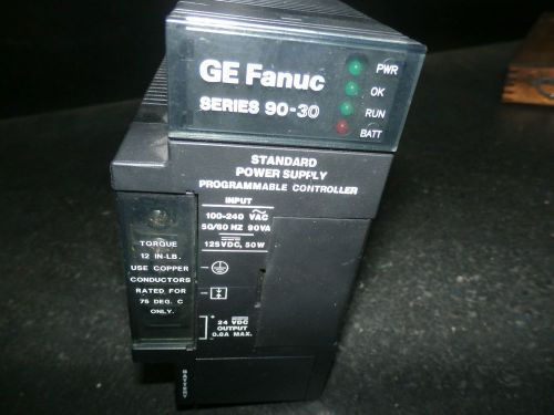 GE FANUC POWER SUPPLY MODULE, IC693PWR321U, SERIES 90-30