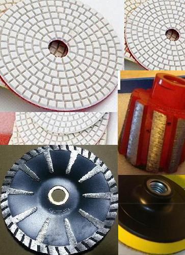 3 x1-3/4&#034; zero tolerance drum polishing pad convex blade granite concrete stone for sale