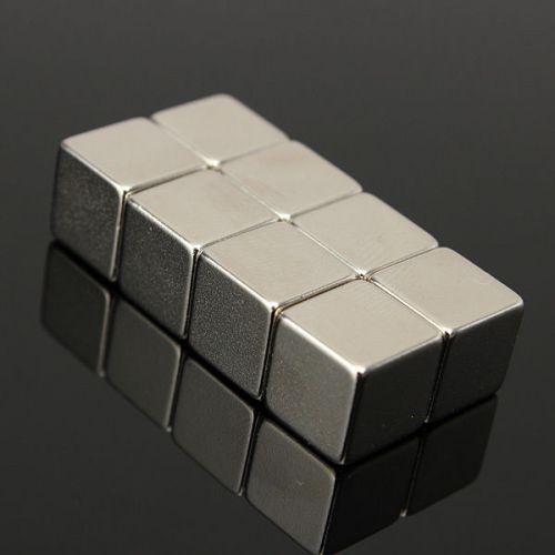 1PC N50 Rare Earth Magnet 10mm Cube Block Neodymium Super Strong Fridge