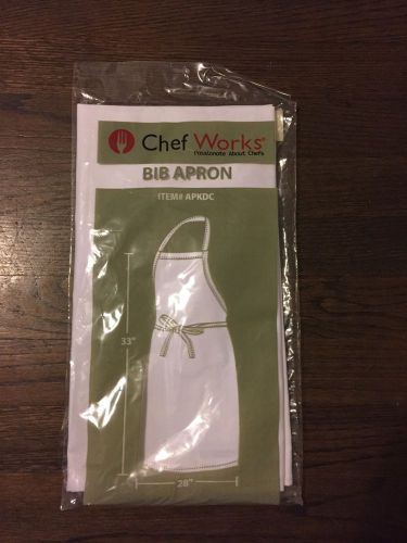 White Bib Apron Chef works