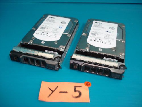 Lot of 2 DELL R749K 0R749K SEGATE ST3450857SS CHEETAH 15K.7 3.5&#034; 450GB SAS HDD