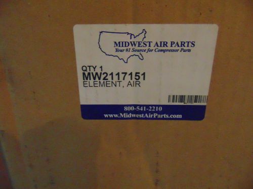 NEW MIDWEST AIR PARTS  MW2117151 Compressor Element Filter FACTORY SEALED