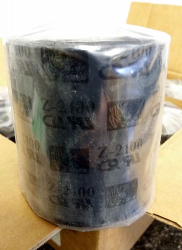 New Lot of 6 Genuine ZEBRA Resin-Wax Ribbon, Black, 80mm x 450M 02100BK06045