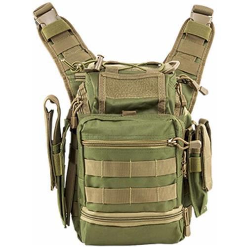 NcSTAR Vism First Responders Utility Bag, Green with Tan #CVFRB2918GT