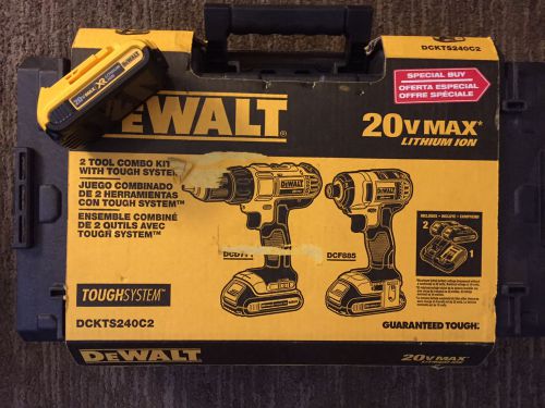 Dewalt Combo Kit w/ Tough Case and 1 FREE BATTERY