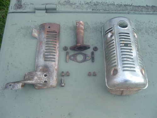 Exhaust muffler heat shield/guard~stud bolt~pipe~bracket~eg 1500 honda generator for sale