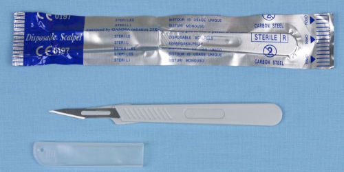 DISPOSABLE STERILE SCALPEL WITH A #11 BLADE