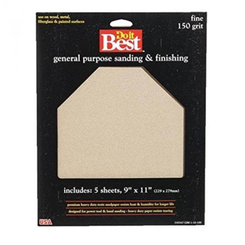 150C Aluminum Oxide Sandpaper Ali Paint Sundries 330167 009326300979